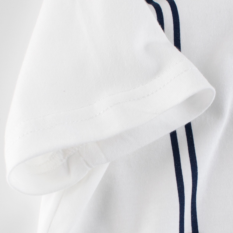 Áo thun SOFFNY bằng tay ngắn vải cotton in họa tiết hoạt hình thời trang mùa hè dành cho bé trai và bé gái