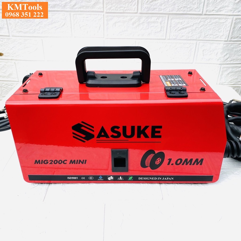 MÁY HÀN MIG MINI SASUKE 200C - Tặng cuộn dây hàn và mỡ hàn