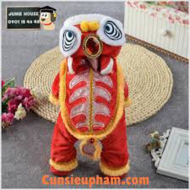 áo con lân cho chó siêu cute đủ size