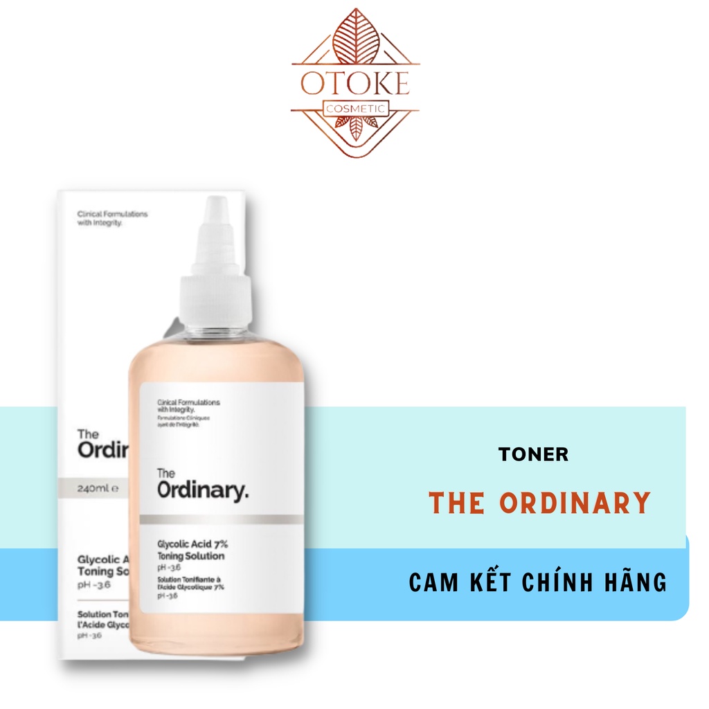 (BẢN CANADA) Toner tẩy da chết 240ml Glycolic Acid 7% Toning Solution The Ordinary 5.0