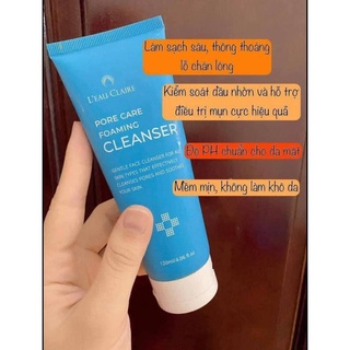 Sữa rửa mặt tro núi lửa sạch sâu leau claire ( hàn quốc )