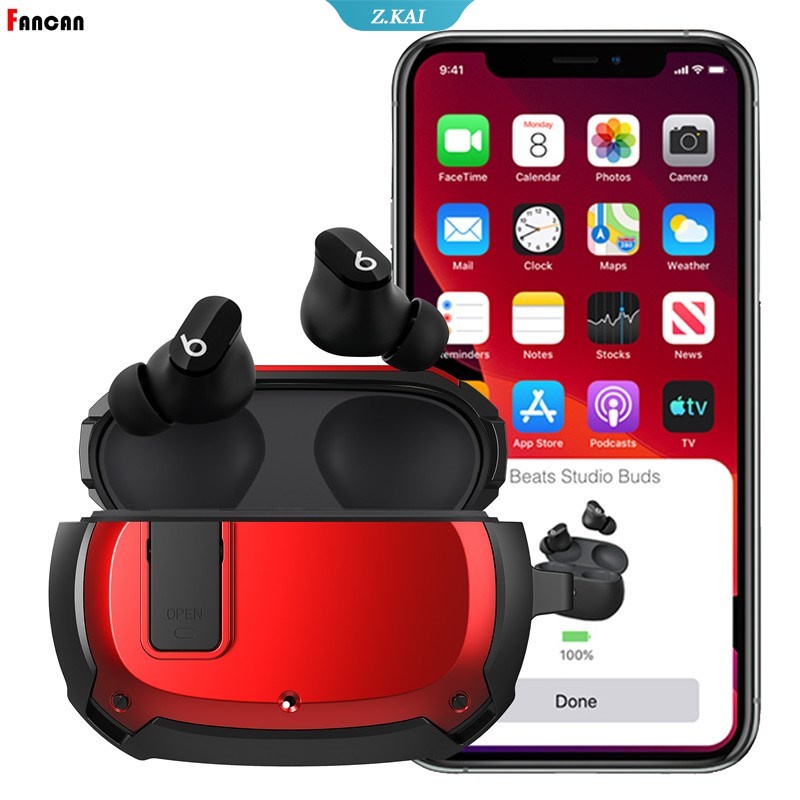 Vỏ Bảo Vệ Hộp Sạc Tai Nghe Beats Studio Buds 2021 Bằng TPU Chống Sốc Chống Bụi Sang Trọng