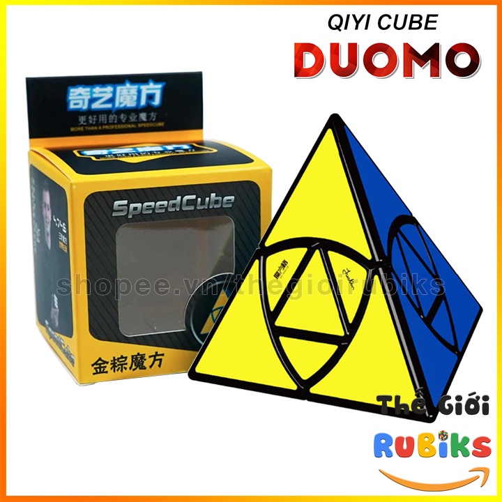 Rubik QiYi DuoMo Biến Thể Tam Giác Pyraminx Mastermorphix MoFangGe DouMo Đồ Chơi Thông Minh