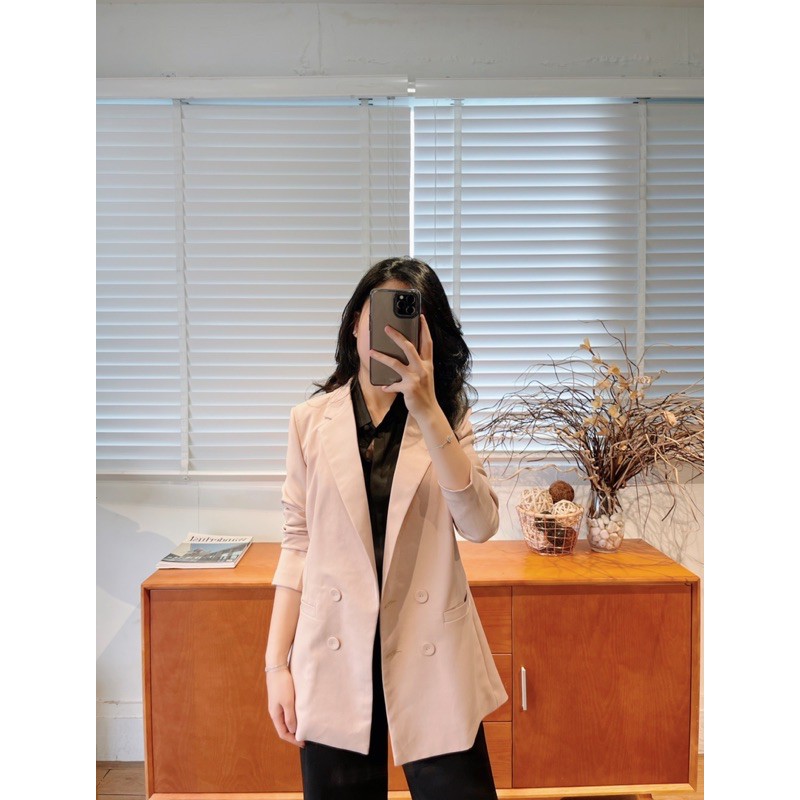 Damaris Blazer / Áo Blazer vạt đắp chéo | BigBuy360 - bigbuy360.vn