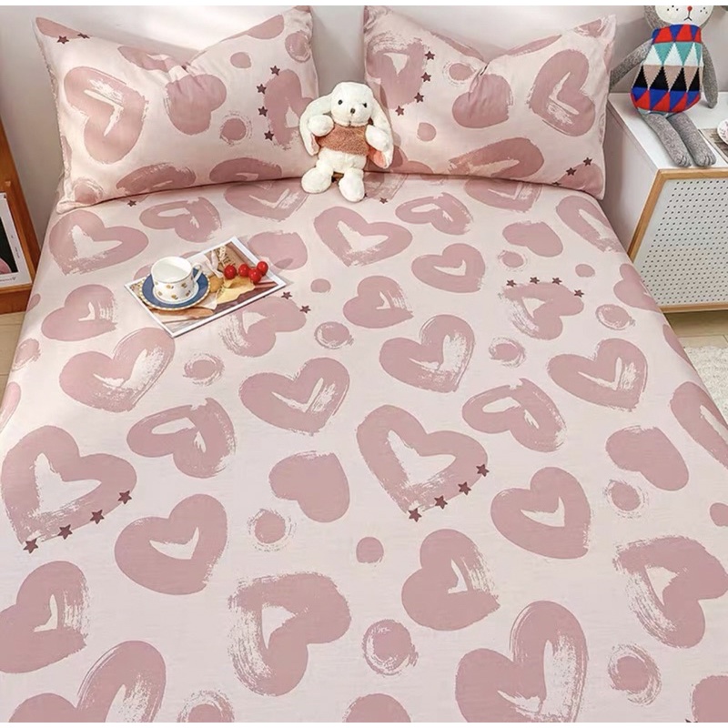 Ga Và 2 Vỏ Gối Cotton Living Chất Siêu Mềm Mát,Thấm Hút Mồ Hôi,Mẫu Đa Dạng Đủ Kích Thước