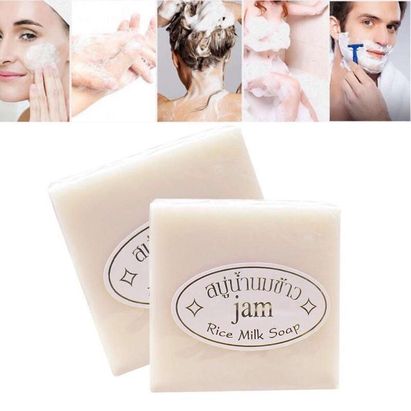 Xà Phòng Cám Gạo Thái Lan Jam Rice Soap Whitening Herbal Soap | BigBuy360 - bigbuy360.vn