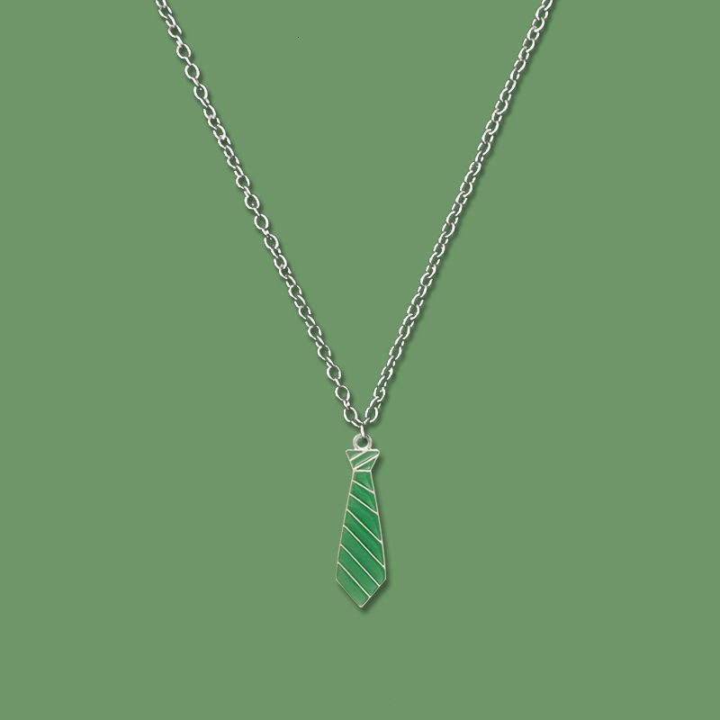 Vòng cổ Thép Titan Mặt Hình Cà Vạt Phong Cách Hip Hop Hàn Quốc Cá Tính