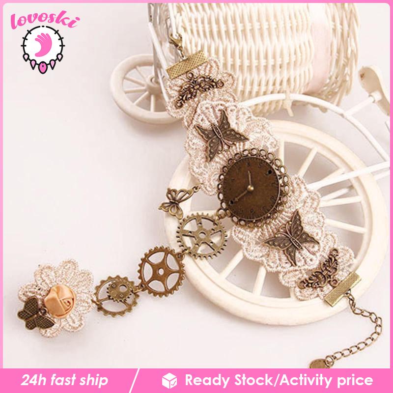 Bộ Trang Sức Phối Ren / Nhẫn / Vòng Tay Sang Trọng Thời Trang