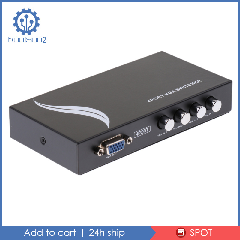 Hộp Chuyển Đổi Koolsoo2 4 Cổng Vga (4 Vga Out / 1 Vga In) Up Sang 1920x1440