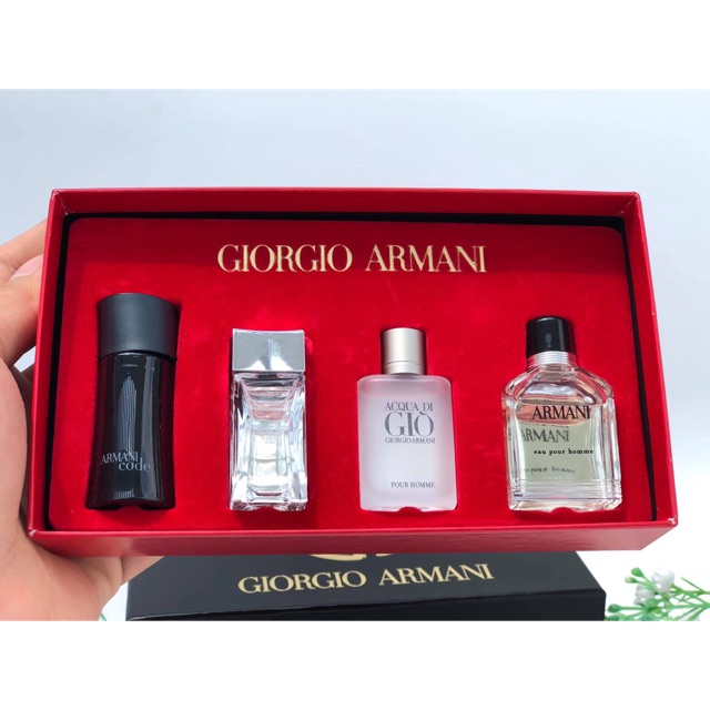 Set nước hoa mini 4 chai Giorgio Armani