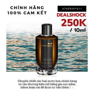 🔥 Nước hoa thử Black to Black 🔥