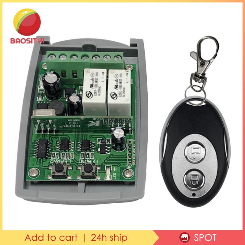 Công tắc đảo chiều DC12V-48V + điều khiển từ xa hình quả trứng
