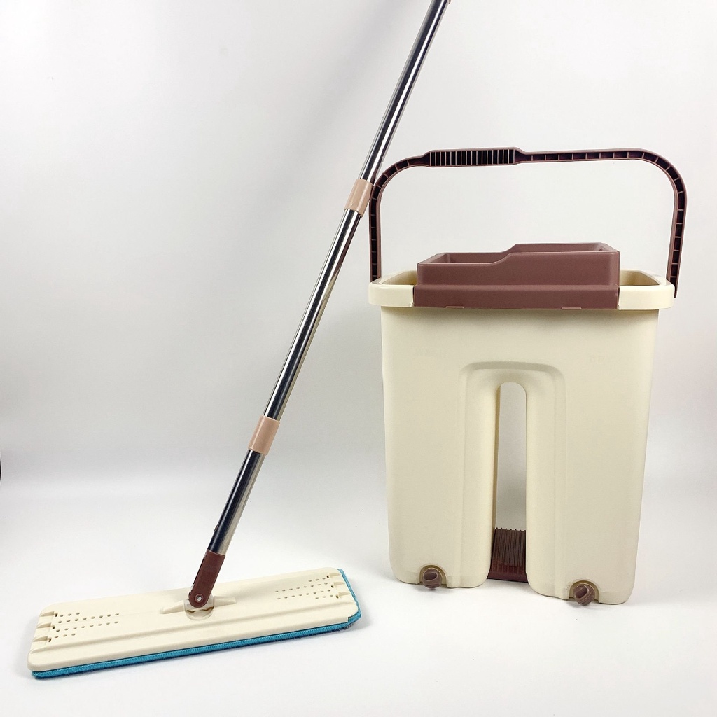 [VIP] Cây Lau Nhà Thông Minh Kèm Thùng Tự Vắt Tiện Lợi