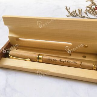 Hộp bút gỗ