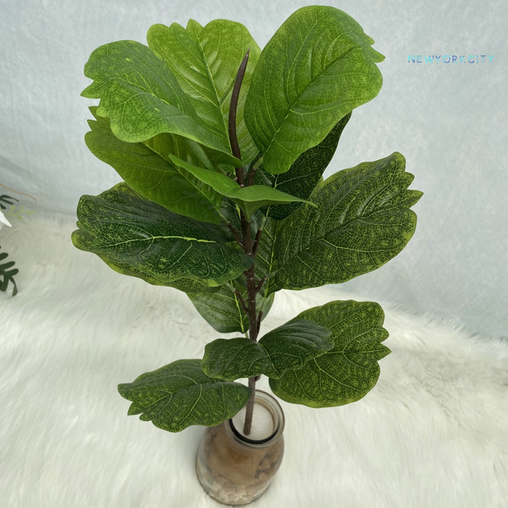 1 Nhánh Lá Nhân Tạo Trang Trí Nội Thất Nhà Ở