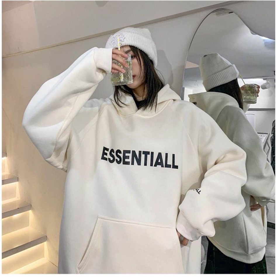 Áo nỉ Hoodie essential , áo nỉ bông hoodie unisex nam nữ | BigBuy360 - bigbuy360.vn