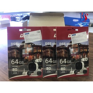 Thẻ nhớ micro SD DSS 64GB chuyên camera (bảo hành 24T)
