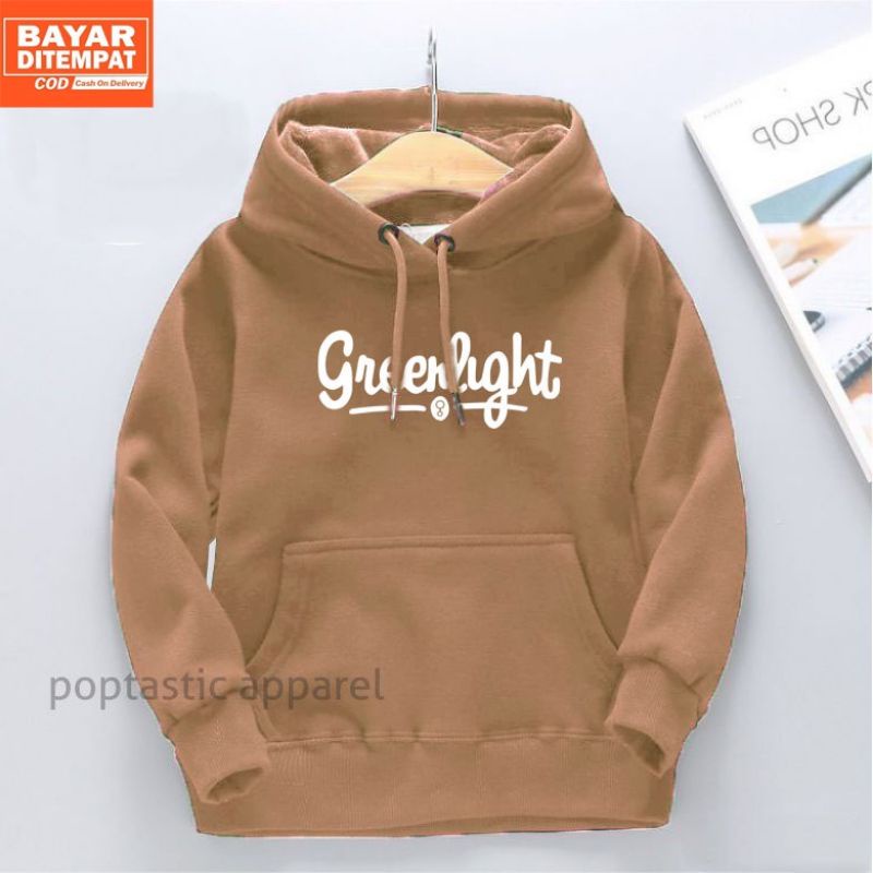 Greenlight Áo Hoodie Có Nón Tay Dài In Chữ Cho Bé Từ 2 Đến 12 Tuổi