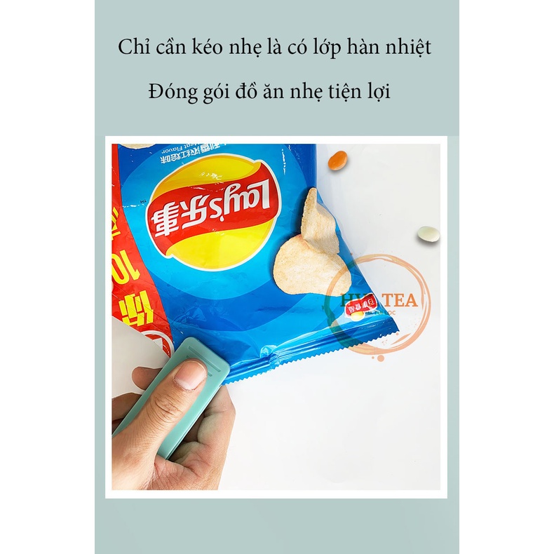 Máy hàn miệng túi mini cầm tay, máy hàn mini dùng với túi nilong, túi nhựa - HVL TEA