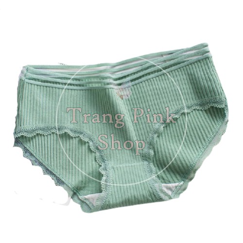 Quần Lót Nữ Cotton Kháng Khuẩn Giá Sỉ Thoáng Mát Trang Pink Shop