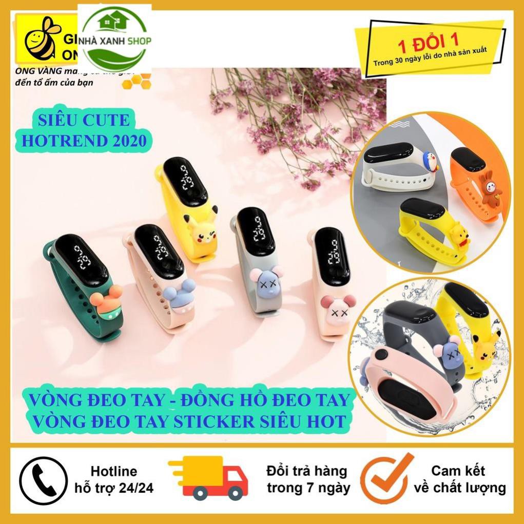 Vòng Đeo Tay, Đồng Hồ Thông Minh Thể Thao Sticker Hình Thú, Được Chọn Mẫu Siêu Hót, Siêu Đẹp, Hàng Độc Quyền Tại Shop