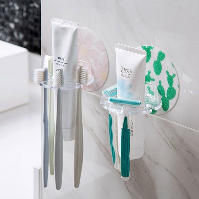 Versatile Wall Mount Toothbrush Holder