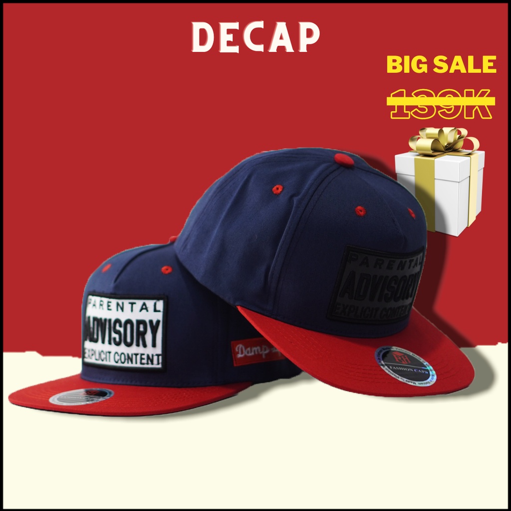 Mũ lưỡi trai nam nữ unisex ulzzang chất vải kaki snapback hiphop kiểu logo ADVISORY |DECAP SHOP