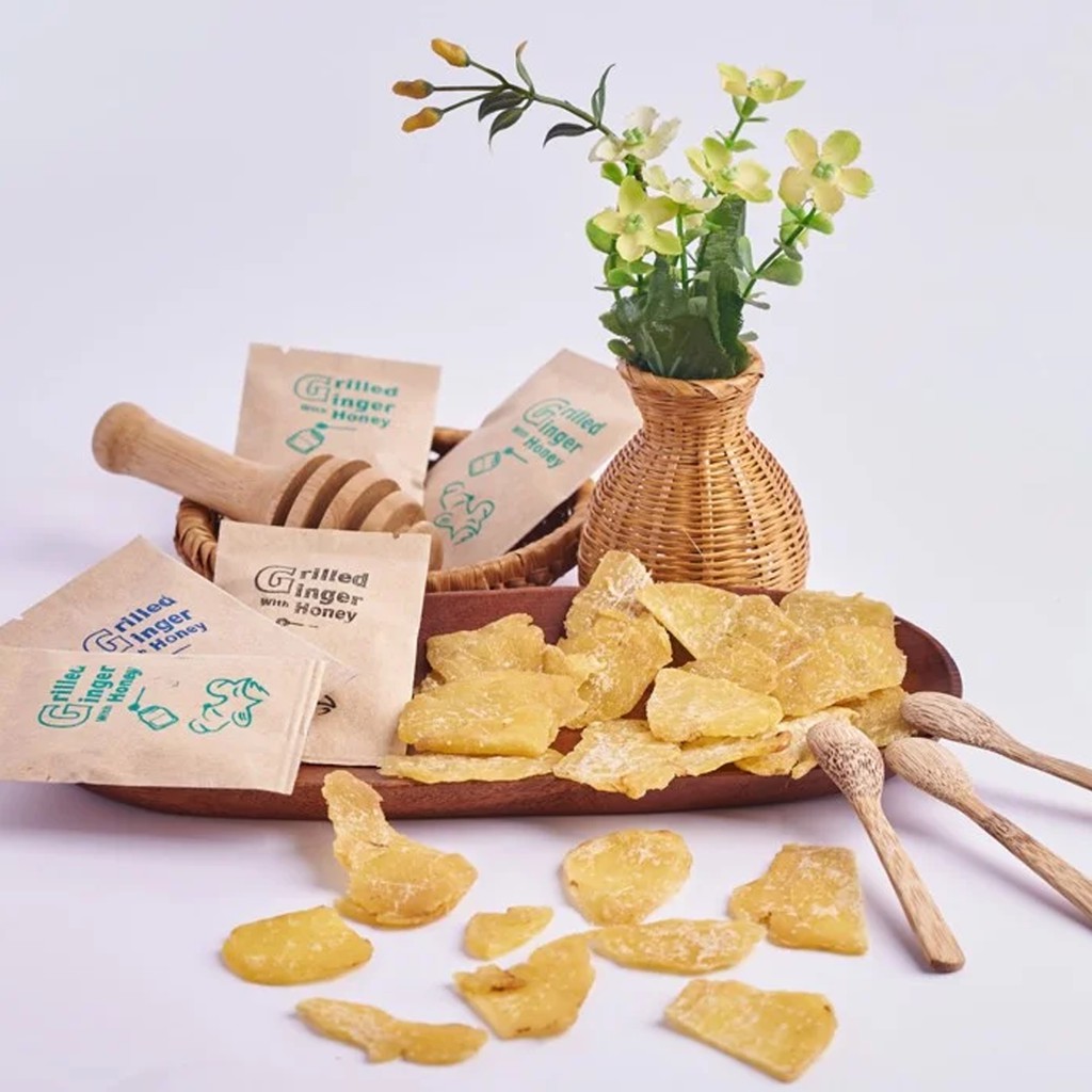Gừng Nướng Mật Ong Ginger Honey Nam Xanh 80g