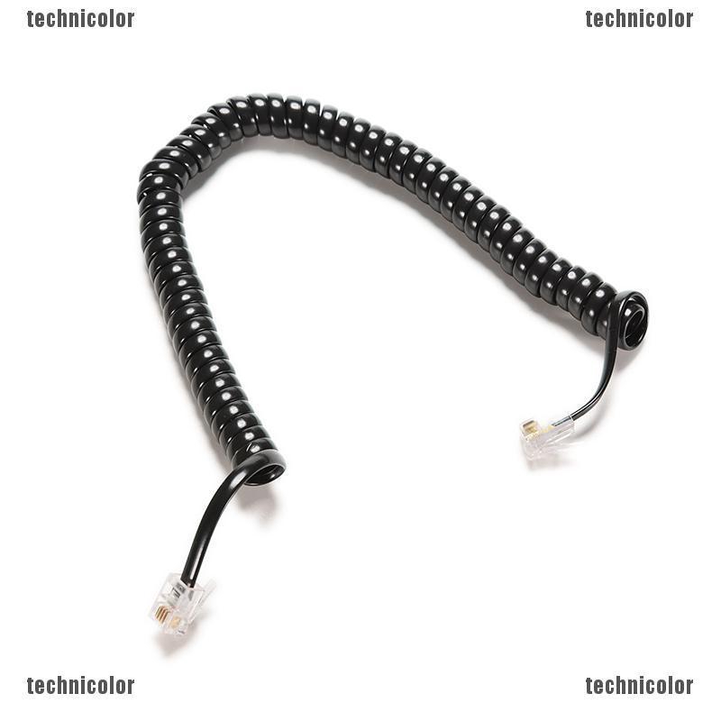 Dây Cáp Điện Thoại Màu Đen 6.5FT Chất Lượng Cao