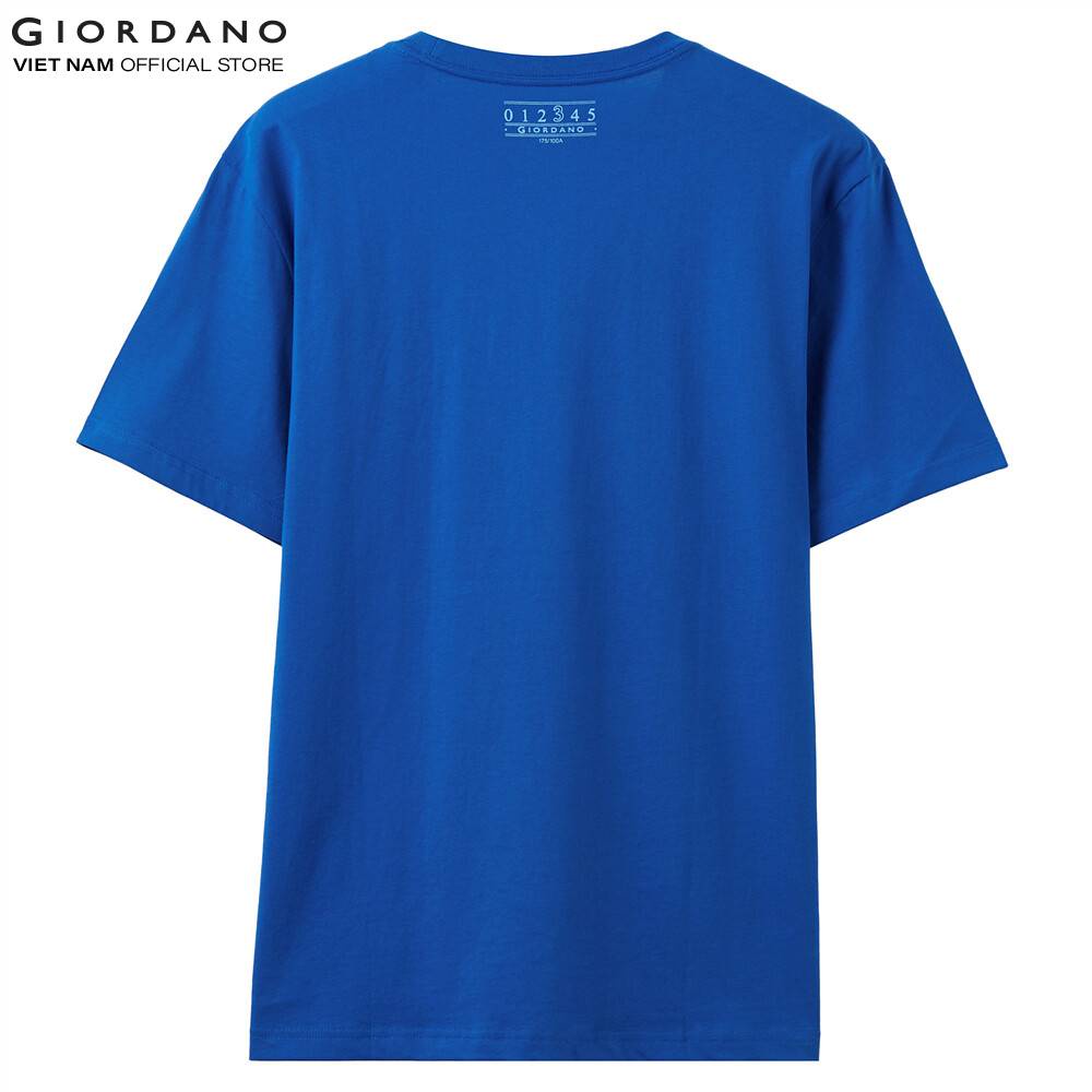 Áo Thun Nam Ngắn Tay In Slogan Giordano 01090236