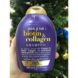 Set gội xả Biotin & Collagen size 385ml