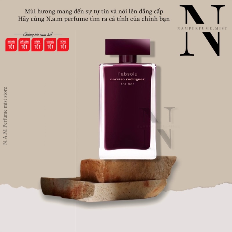 Narciso Rodriguez For Her L'Absolu EDP | Nước hoa nữ | Bí Ẩn và Sang trọng
