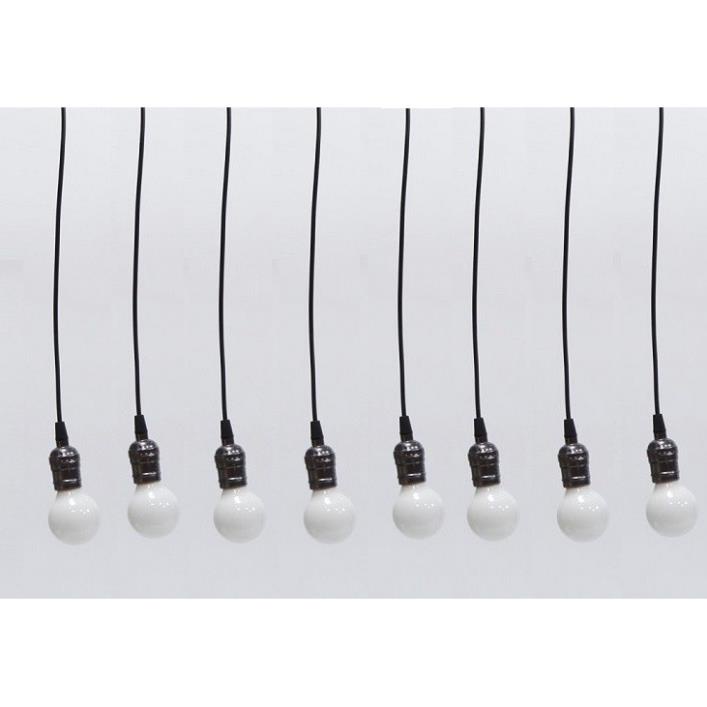 Bộ 8 đèn thả cổ điển Vintage bóng tròn trang trí G60 5W