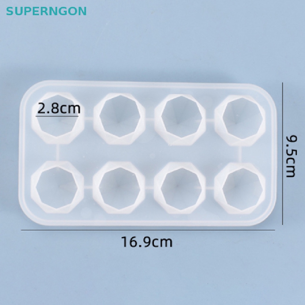 Khuôn Silicone Hình Kim Cương Làm Trang Sức DIY
