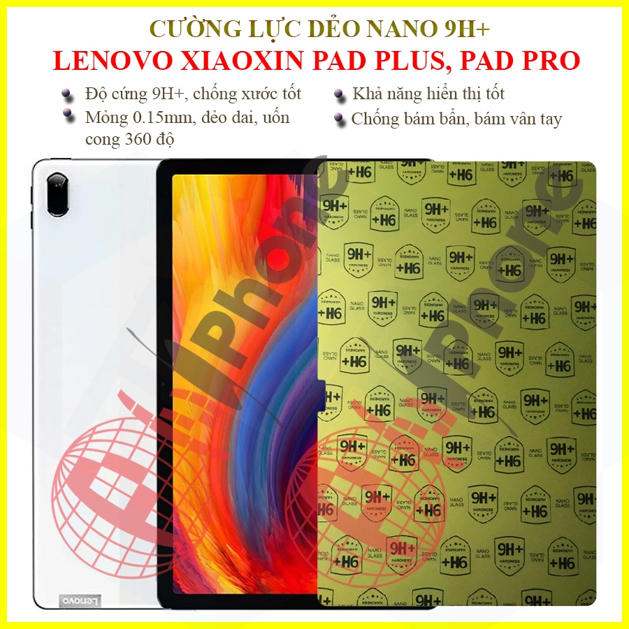 Dán cường lực dẻo nano trong hoặc nhám cho Lenovo Xiaoxin Pad Plus (11inch) 2021/ Pad Pro (11.5 inch