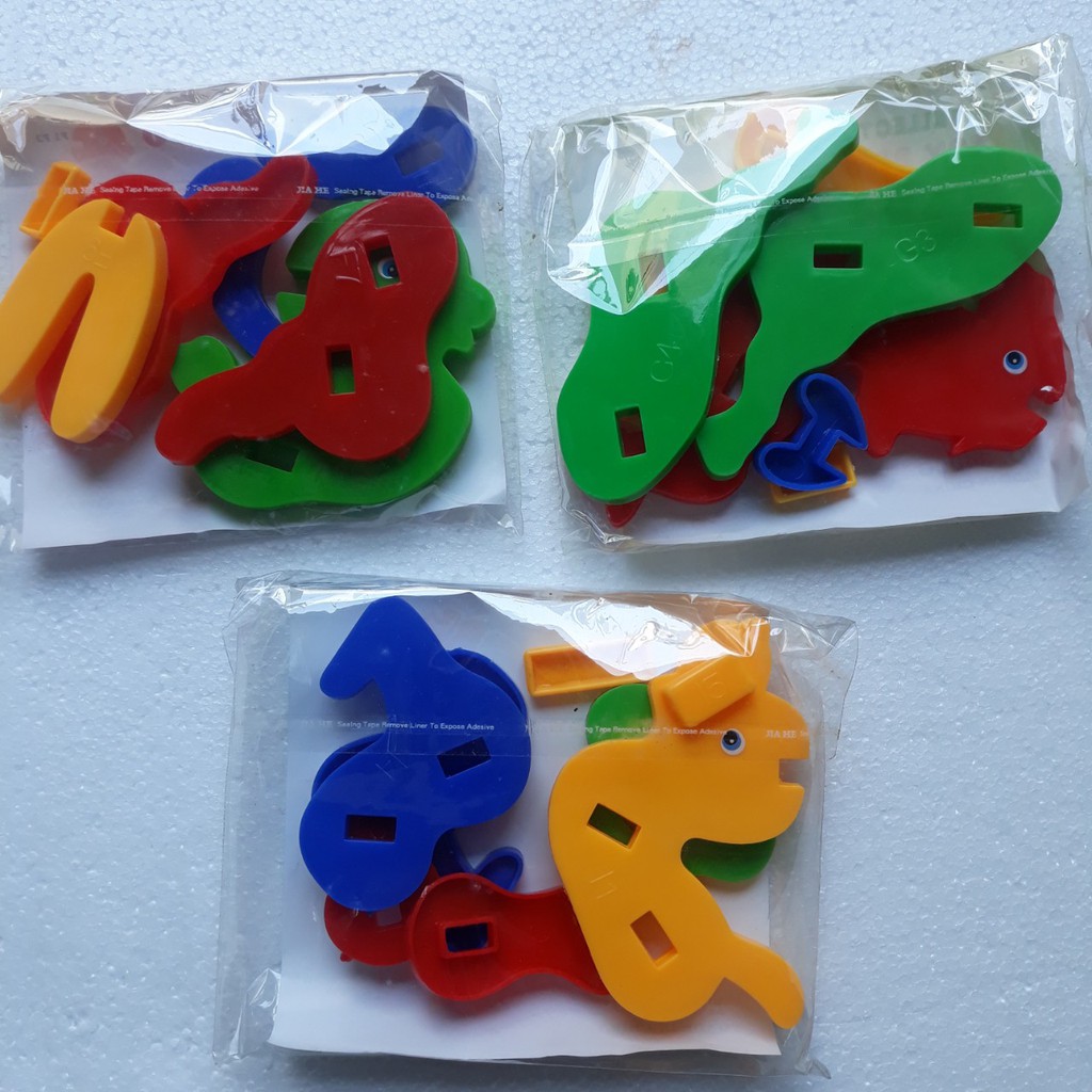 Bộ lắp ráp 3 con thú