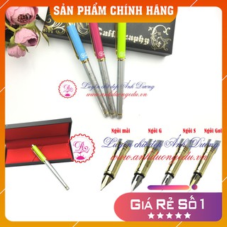 Bút Mài Thầy Ánh Nét Thanh Nét Đậm  – Bút Máy Ánh Dương Ngòi Lá Tre Calligraphy Luyện Chữ Đẹp SH040