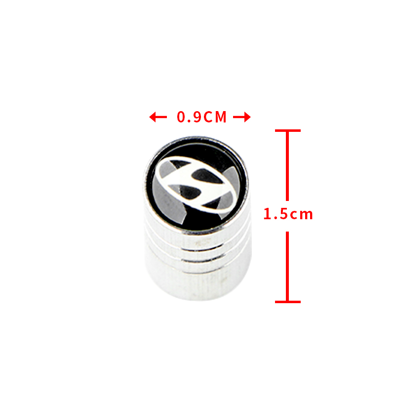 4 Nắp van lốp dùng làm phụ kiện trang trí cho xe hơi Ford Focus Ranger Ecosport Fiesta