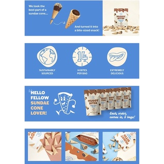 Đít bánh ốc quế Muddy Bites siêu ngon