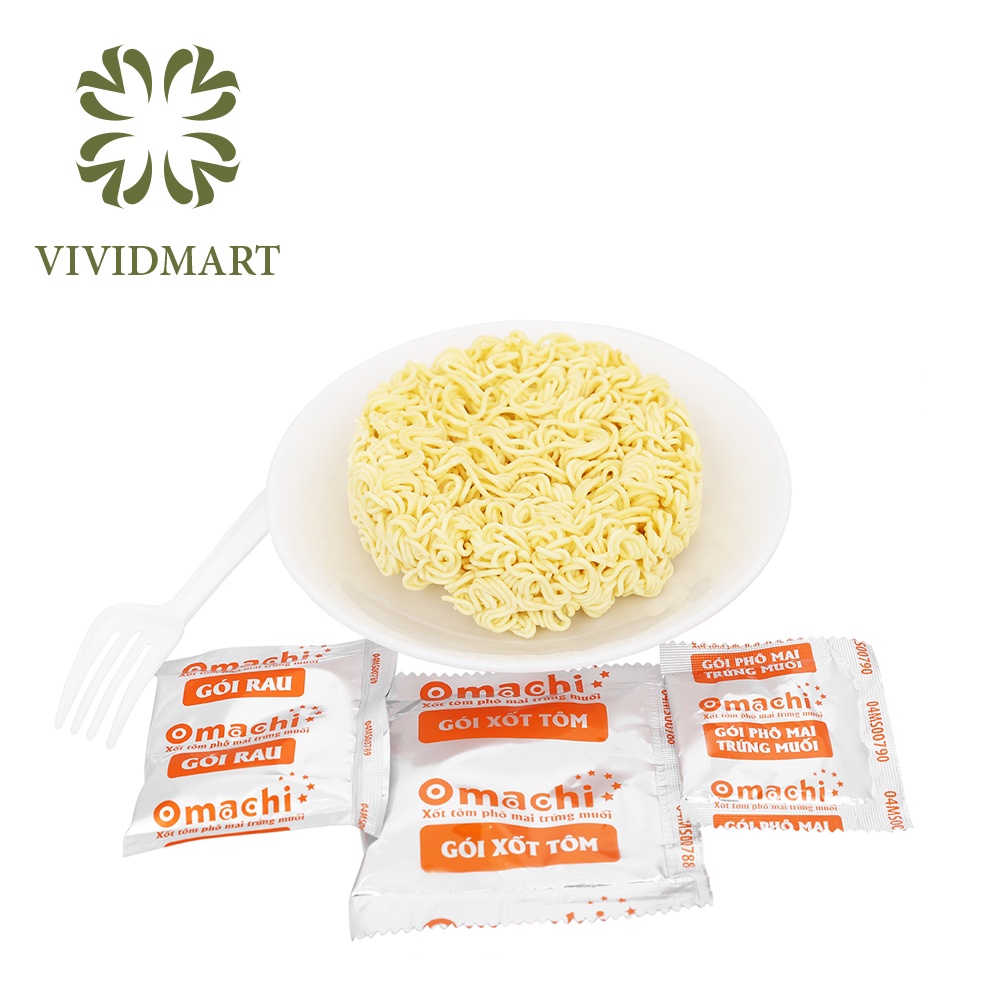 MÌ TÔ TRỘN OMACHI 2 VỊ XỐT SPAGHETTI, SỐT PHOMAI TRỨNG MUỐI – HỘP 105G - MASAN
