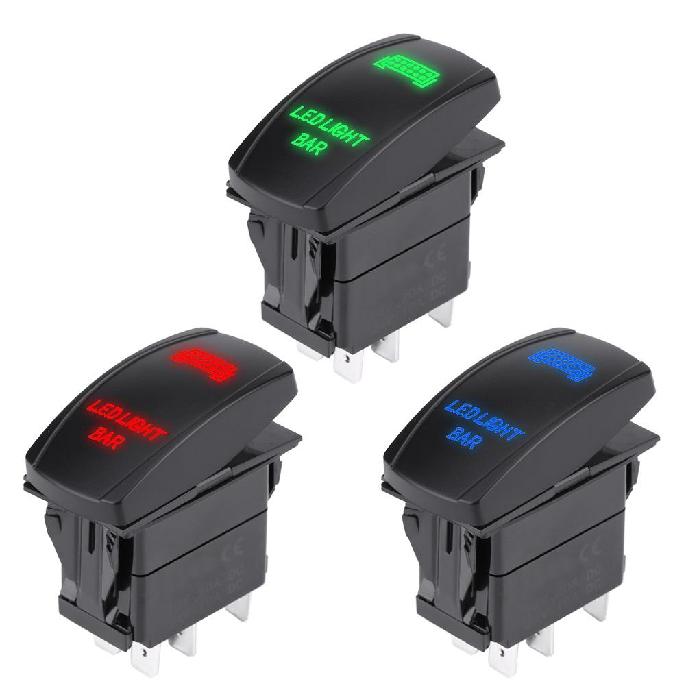 Công tắc đèn LED 12V 24V chống thấm nước tiện dụng cho xe hơi/xe tải/thuyền