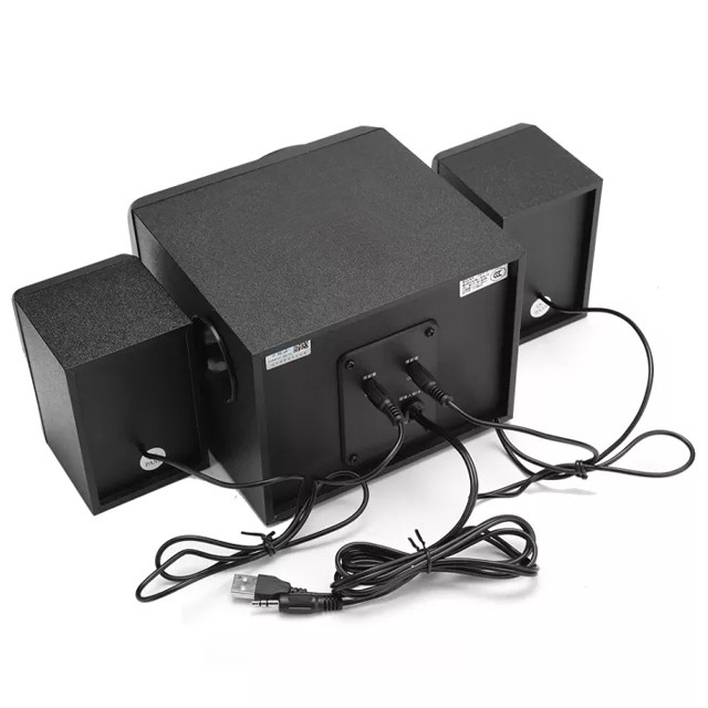 Bộ Loa Máy Tính Để Bàn SADA D-208 Thiết Kế Trẻ Trung Năng Động Có Đèn Led Âm Thanh Siêu Trầm