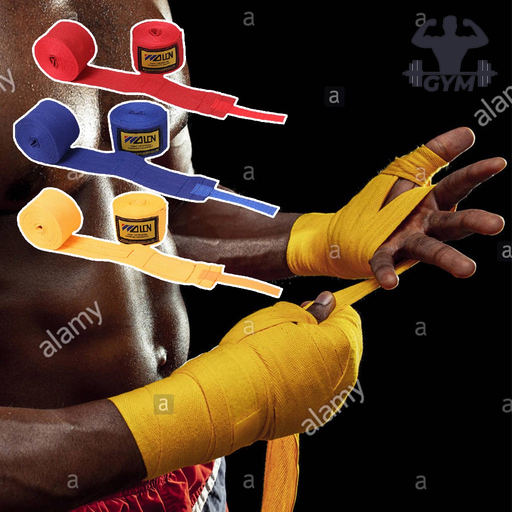 Băng đa boxing quấn tay đấm bốc - Băng quấn tay boxing wolon tập võ bằng vải cotton 3m , 5m bền đẹp