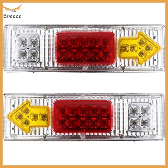 1 Cặp Đèn Tín Hiệu 12v 131 Bóng Led Ip65 Gắn Đuôi Xe Tải/Xe Tải Chống Nước
