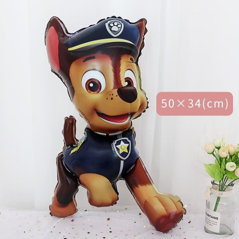 Bong bóng hình chú chó Paw Patrol 3D trang trí tường DIY