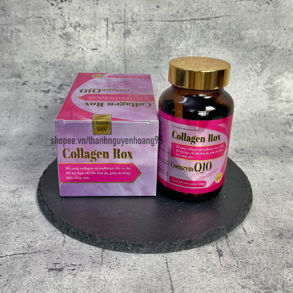 COLLAGEN ROX Q10 bổ sung Collagen, vitamin, hỗ trợ làm đẹp da, trắng sáng da