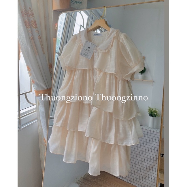 [Ảnh thật/Video] Đầm Voan công chúa Nora Dress nhẹ nhàng dạo phố Váy tiểu thư nhiều tầng sang chảnh | BigBuy360 - bigbuy360.vn