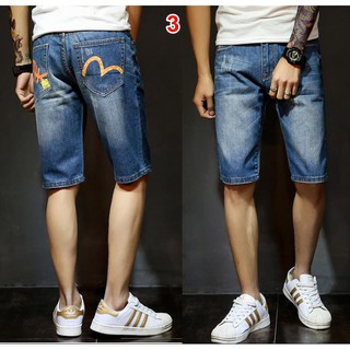 QUẦN SHORT NAM [ IN LOGO EVISU XƯƠNG CÁ ]