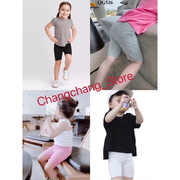 Combo 4 quần legging bé gái
