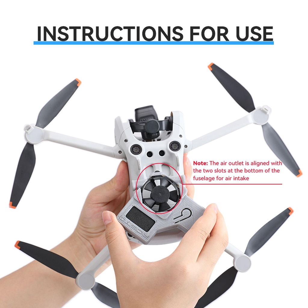 Quạt Tản Nhiệt 3 Tốc Độ Yên Tĩnh Cho DJI Mini 3 Pro